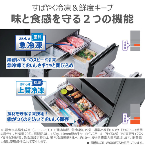 無料長期保証】東芝 冷蔵庫 501L 左開き 5ドア 幅60cm たっぷり