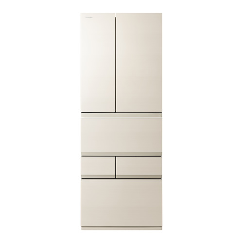 【無料長期保証】東芝 冷蔵庫 551L 観音開き 6ドア 幅68.5cm 摘みたて野菜室 上質冷凍 ミストチャージ ベジータ GR-Y550FZ ピンク系