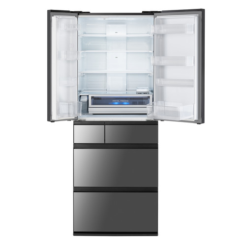 【無料長期保証】パナソニック 冷蔵庫 601L 観音開き 6ドア 幅68.5cm フルオープン引出し ナノイーX NR-F60WX2-H グレー系 無料長期保証】パナソニック 冷蔵庫 601L 観音開き 6ドア 幅68.5cm