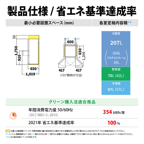 シャープ 冷蔵庫 374L 3ドア 幅60cm どっちもドア 節電モード ナノ低温 