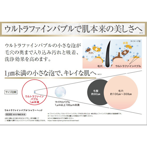【推奨品】ヤマダオリジナル YBH119SM ウルトラファインバブルシャワーヘッド 水量調整モデル_1