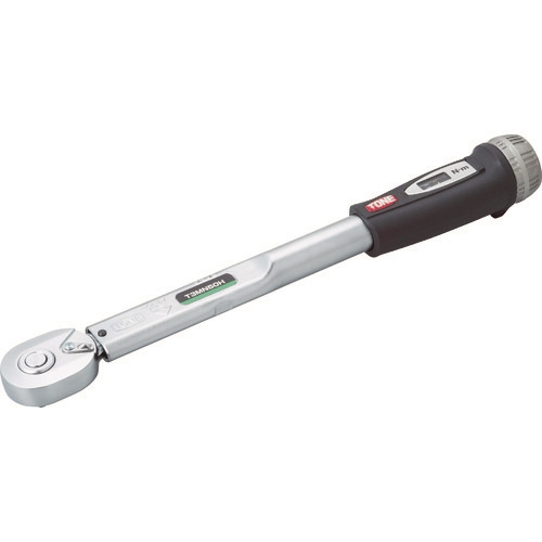 TONE プレセット形トルクレンチ(ダイレクトセット・ホールドタイプ) トルク調整範囲10~50N・m 差込角12.7mm T4MN50H