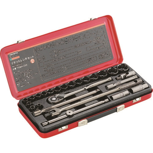 TRUSCO ソケットレンチセット 差込角12.7mm 25S TSW4-25S