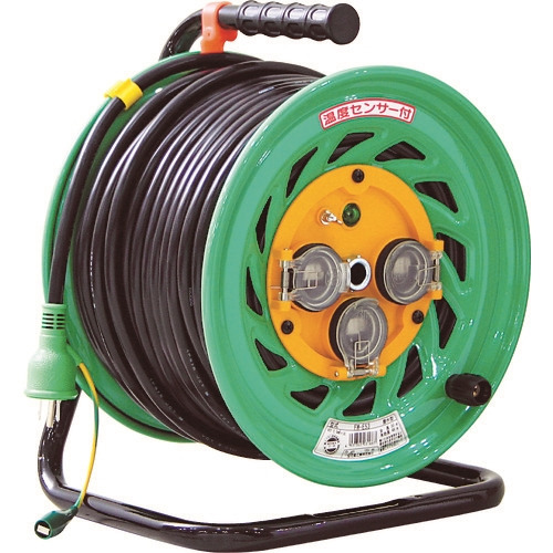 NICHIDO 電工ドラム 屋外型 アース付 50m FW-E53