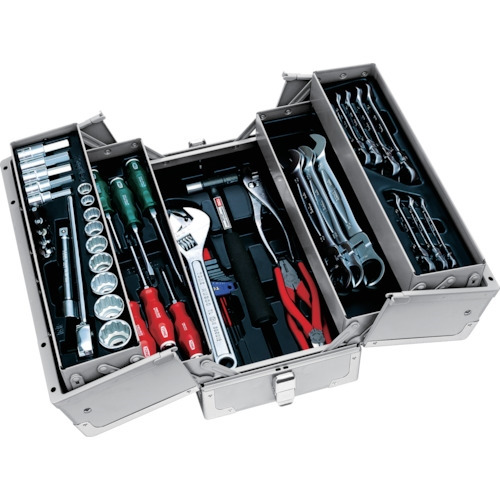 TONE 整備用工具セット TSH430ツールセット 52点セット シルバー TSH430SV