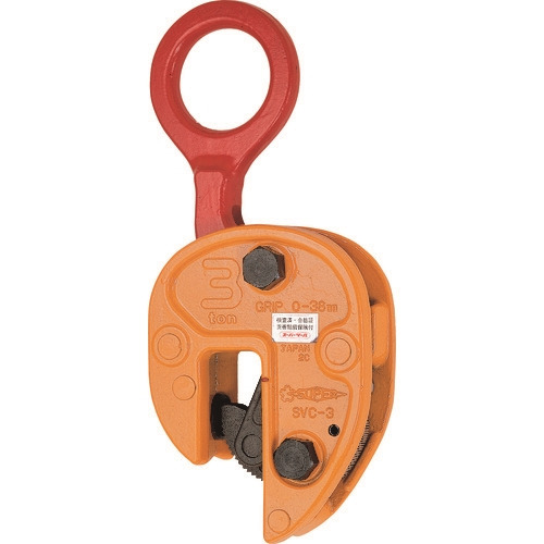 スーパー タテ吊りクランプ (解放ストッパー式) 基本使用荷重0.5t SVC0.5