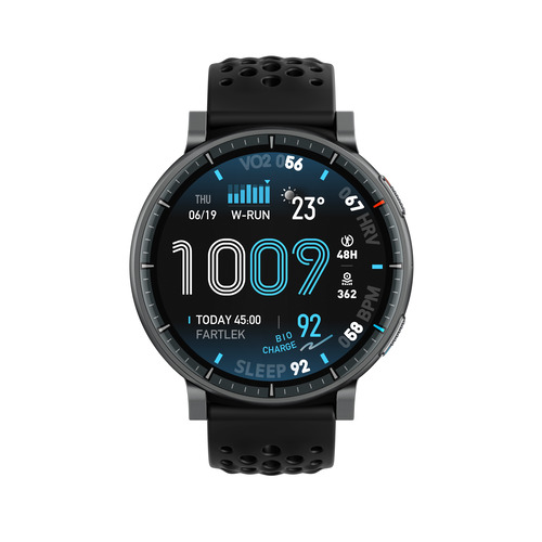 Amazfit sp170080-C01 スマートウォッチ Active Max AMOLEDディスプレイ搭載 スピーカー,マイク内蔵 Bluetooth通話対応 ブラック