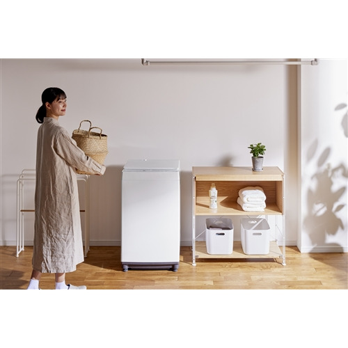 ツインバード WM-ED55W 全自動電気洗濯機 5.5kg ホワイト WMED55W