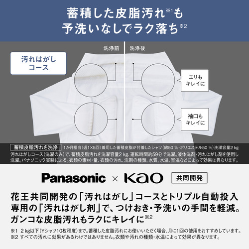 無料長期保証】パナソニック ドラム式洗濯乾燥機 洗濯12.0kg