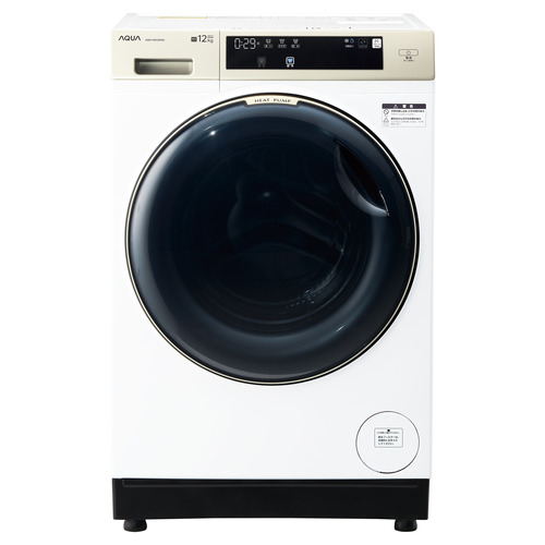 【無料長期保証】【推奨品】AQUA AQW-DM12R(LW) ドラム式洗濯乾燥機 左開き 洗濯12kg／乾燥6kg ホワイトの通販は