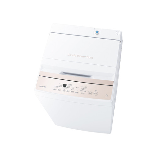 東芝 全自動洗濯機 洗濯：6.0kg 簡易乾燥 幅55.5cm Wシャワー洗浄 スピードコース 部屋干しモード AW-6GA4(W) ホワイト系