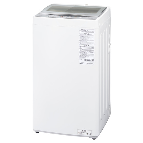 アクア洗濯機　5kg 高濃度クリーン浸透　自動お掃除機能風乾燥機能付2021年製 AQUA 全自動洗濯機 5kg クリアガラストップモデル 型番おまかせ AQUA