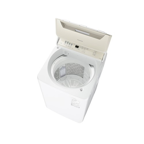 パナソニック 全自動洗濯機 洗濯：10.0kg 簡易乾燥 幅59.9cm スゴ落ち泡洗浄 パワフル立体水流 AIエコナビ NA-FA10H5-N ベージュ系