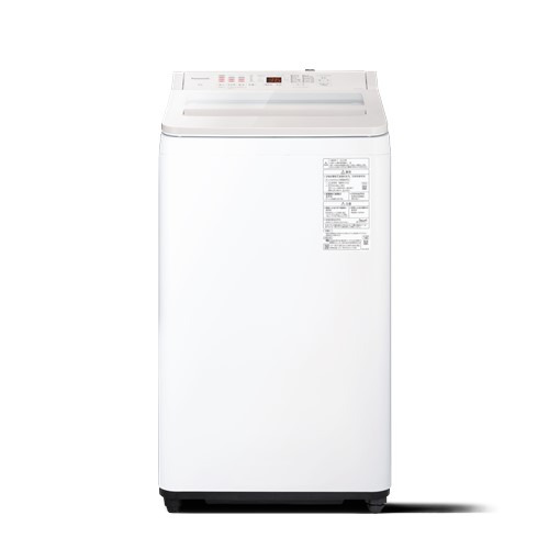 パナソニック 全自動洗濯機 洗濯：8.0kg 簡易乾燥 幅56.4cm スゴ落ち泡洗浄 パワフル立体水流 AIエコナビ NA-FA8H5-W ホワイト系