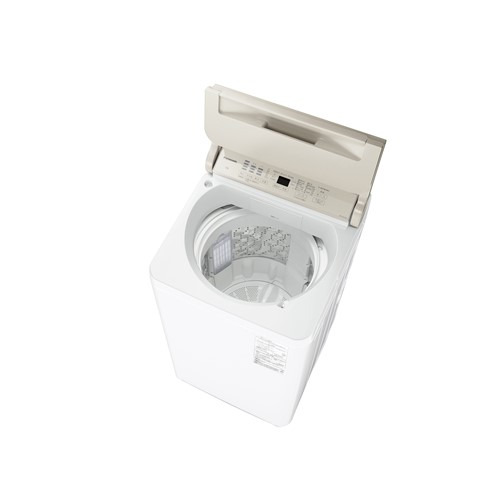 パナソニック 全自動洗濯機 洗濯：7.0kg 簡易乾燥 幅56.4cm スゴ落ち泡洗浄 パワフル立体水流 AIエコナビ NA-FA7H5-C ベージュ系