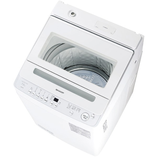 シャープ ES-GV7K-W 全自動洗濯機 (洗濯7.0kg)