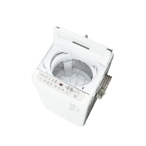 パナソニック 全自動洗濯機 洗濯：7.0kg 幅55.6cm ビッグウェーブ洗浄 立体水流 槽洗浄 バスポンプ NA-F7PB5-W ホワイト系