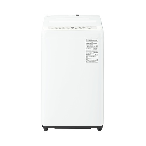 パナソニック 全自動洗濯機 洗濯：7.0kg 幅55.6cm ビッグウェーブ洗浄 立体水流 槽洗浄 バスポンプ NA-F7PB5-W ホワイト系