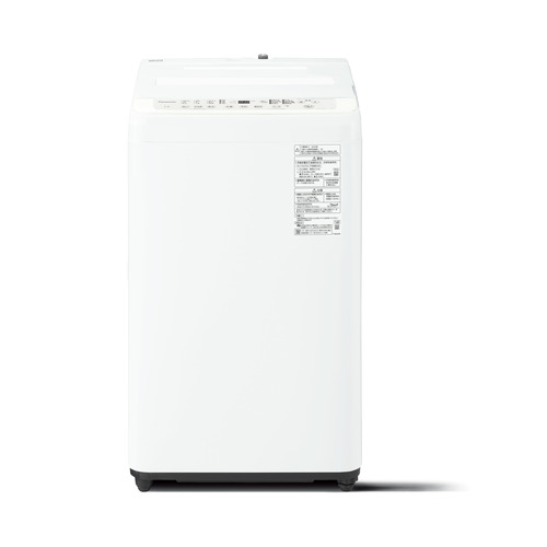 パナソニック 全自動洗濯機 洗濯：7.0kg 幅55.6cm ビッグウェーブ洗浄 立体水流 槽洗浄 バスポンプ NA-F7PB5-W ホワイト系
