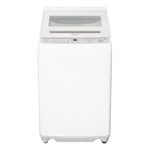 シャープ ESYGV10K インバーター洗濯機 上開き 洗濯10kg 乾燥機能無 ステンレス穴なし槽 ヤマダオリジナルモデル ホワイト系