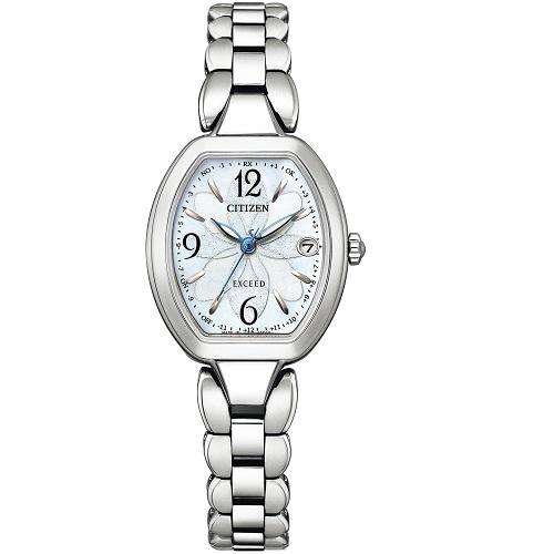 シチズン ES9480-56W EXCEED Titania Happy Flight エコ・ドライブ電波時計