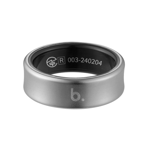 b.ring B084TNSVRNG スマートリング チタン AI 健康管理 睡眠管理 サイズ8 b.ring G1 Bluetooth対応 シルバー_2