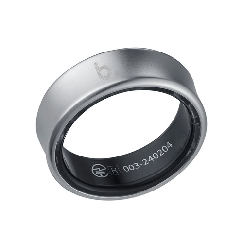 b.ring B084TNSVRNG スマートリング チタン AI 健康管理 睡眠管理 サイズ8 b.ring G1 Bluetooth対応 シルバー_3