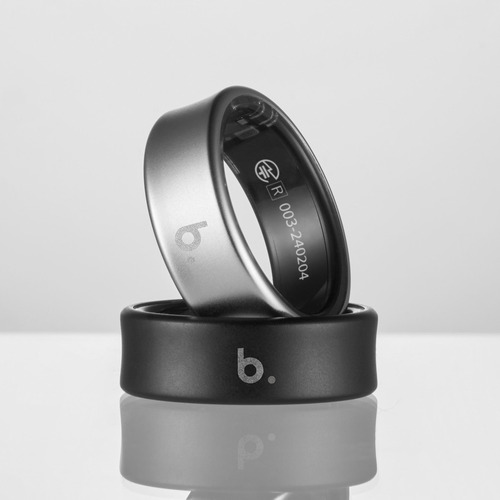 b.ring B084TNSVRNG スマートリング チタン AI 健康管理 睡眠管理 サイズ8 b.ring G1 Bluetooth対応 シルバー_5