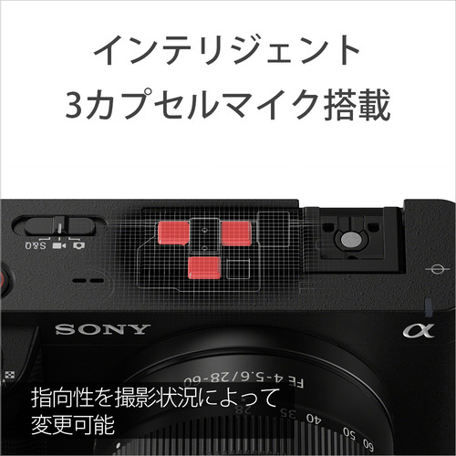 ソニー ZV-E1L W VLOGCAM デジタル一眼カメラα ズームレンズキット ホワイト_15