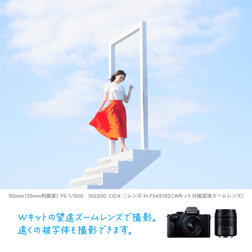 パナソニック DC-G100DW-K デジタル一眼カメラ ダブルズームレンズキット LUMIX G100D ブラック_11