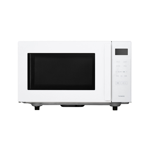 ツインバード DR-E216W センサー付フラットオーブンレンジ 16L ホワイト