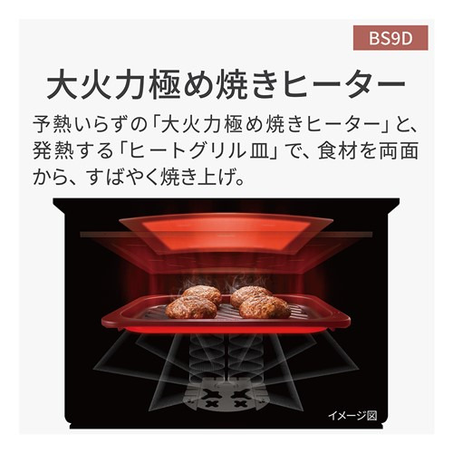 パナソニック NE-BS9D-W スチームオーブンレンジ Bistro 30L オフホワイト_3