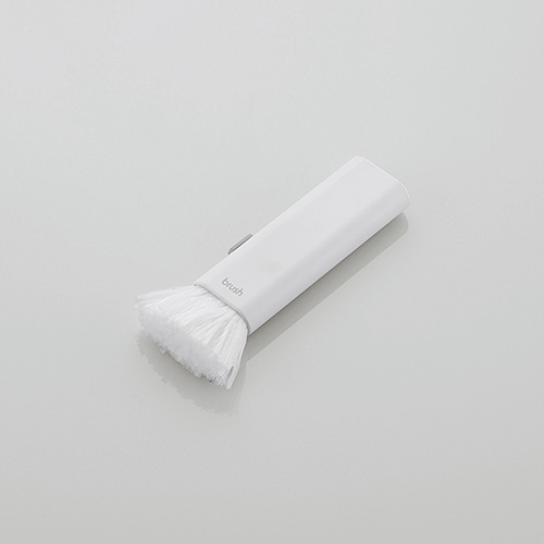 エレコム KBR-014WH クリーニングブラシ(コンパクト収納タイプ) ホワイト