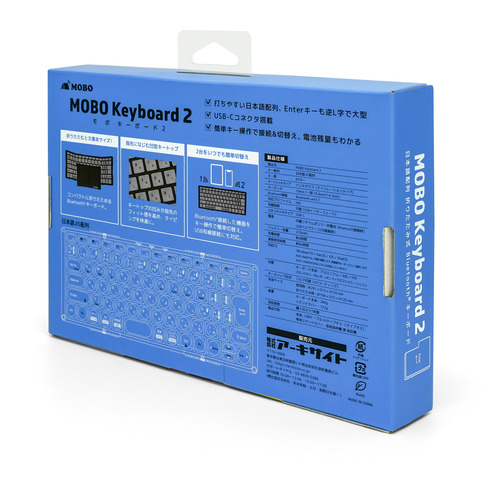 MOBO AM-K2TF83J／BKG Bluetooth(R)キーボード MOBO Keyboard 2 ブラック・グレー_19