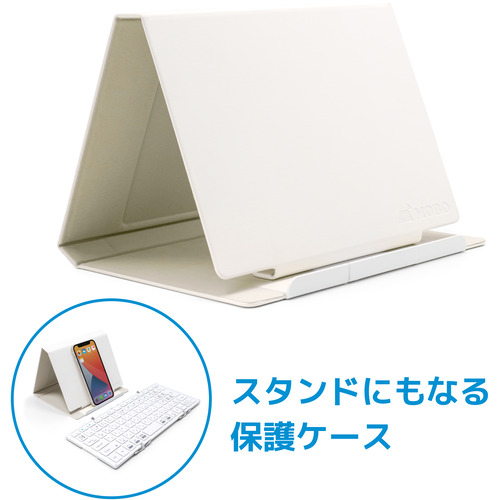 MOBO AM-K2TF83J／SLW Bluetooth(R)キーボード MOBO Keyboard 2 シルバー・ホワイト_14