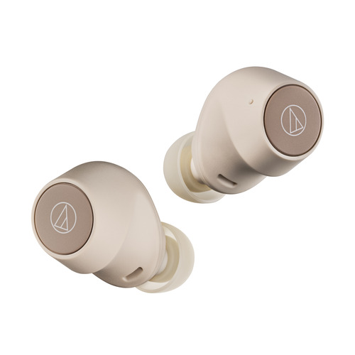 オーディオテクニカ ATH-CKS30TW+ BG ワイヤレスイヤホン 左右分離 Bluetooth ノイズキャンセリング ベージュ_2