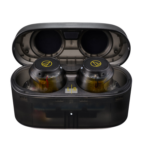 オーディオテクニカ ATH-CKS30TW+ TBK ワイヤレスイヤホン Bluetooth ノイズキャンセリング トランスルーセントブラック