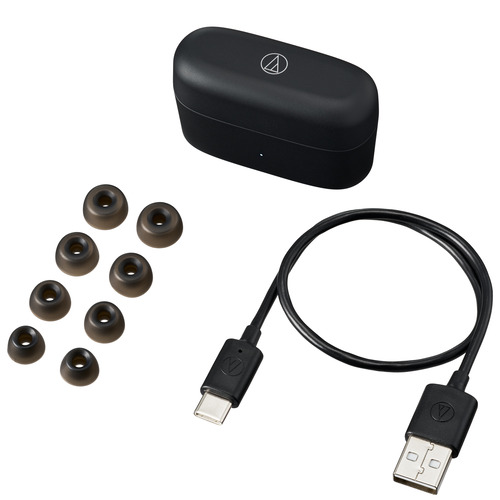 オーディオテクニカ ATH-CKS30TW+ TBK ワイヤレスイヤホン Bluetooth ノイズキャンセリング トランスルーセントブラック