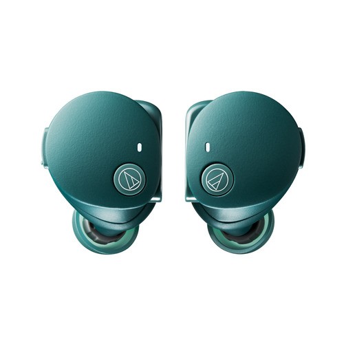 【推奨品】オーディオテクニカ ATH-CKS50TW2 GR 完全ワイヤレスイヤホン Bluetooth対応 防水・防塵 グリーンの通販は