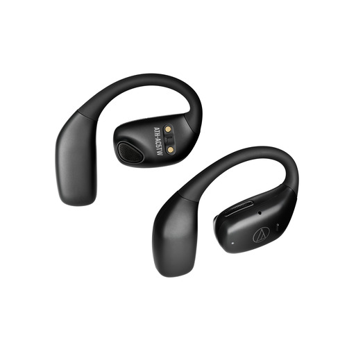 オーディオテクニカ ATH-AC5TW BK 完全ワイヤレスイヤホン 耳かけ型 左右分離 Bluetooth対応 ブラック_1