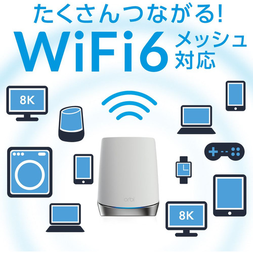 台数限定】NETGEAR RBS750-100JPS Orbi WiFi 6 Mini 対応（11AX対応