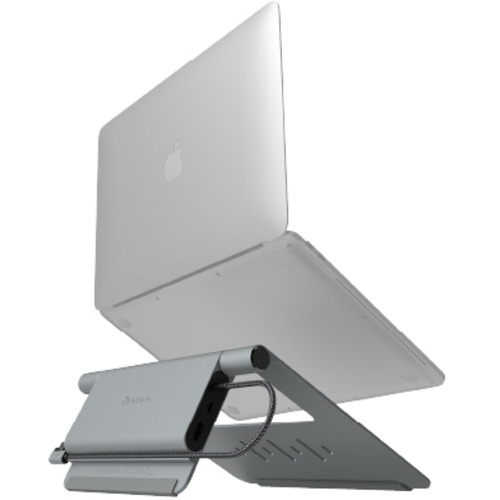 ADAM Elements AAPADHUBSTDGY 5 in 1 PCスタンド型USB-Cハブ CASA Hubs Stand グレー_1