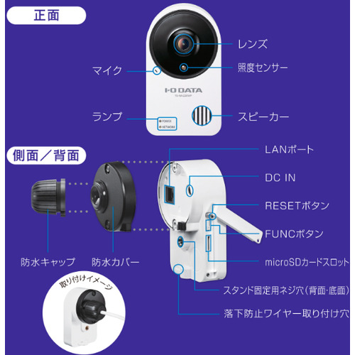 アイ・オー・データ TS-NA230WP PC用CCDカメラ TSNA230WP_10