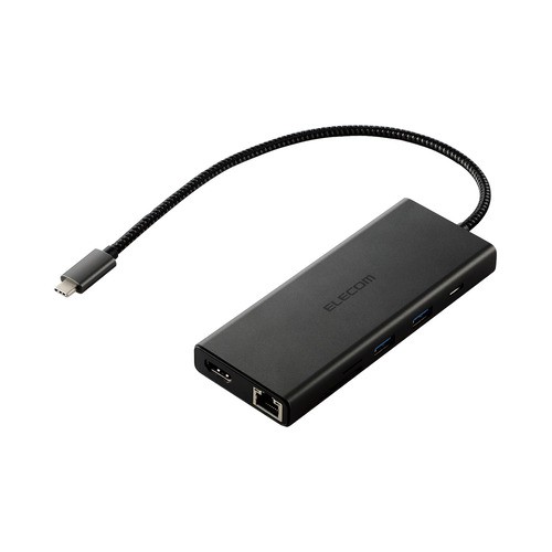 エレコム DST-100BPBK ドッキングステーション USB-Aｘ4 USB-Cｘ2 USB PD対応 100W ブラックの通販は