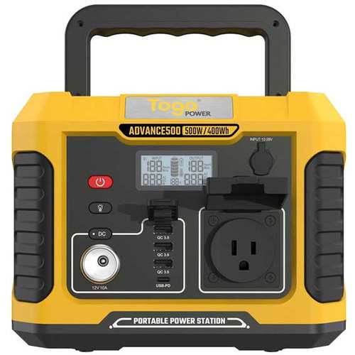 コンピューケース・ジャパン AD500Y ポータブル電源 Togopower 400wh イエローの通販は