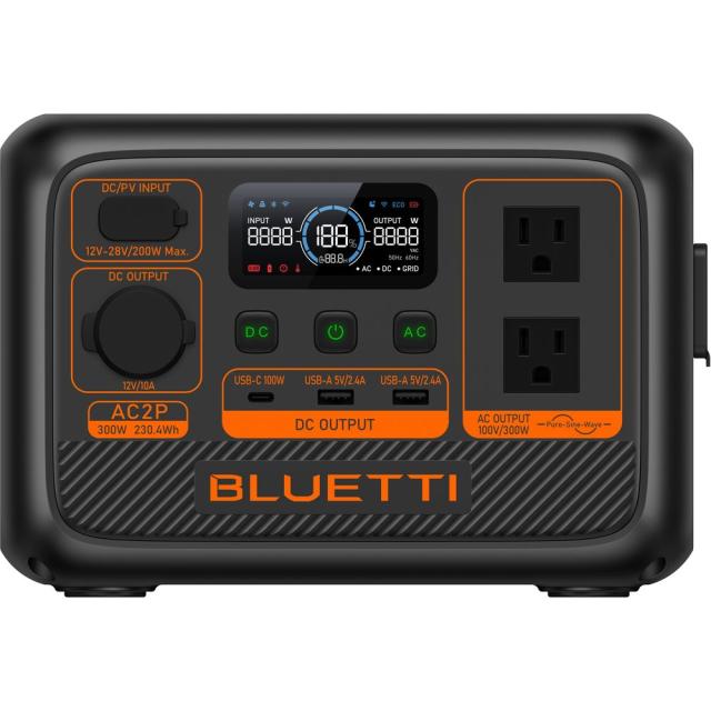 BLUETTI プレミアムシリーズ 230.4Wh ポータブル電源 AC2P AC2P 16,517円
