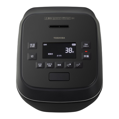 東芝 RC-10SGX(K) 真空圧力IH炊飯器 炎匠炊き 備長炭かまど丸釜 5.5合