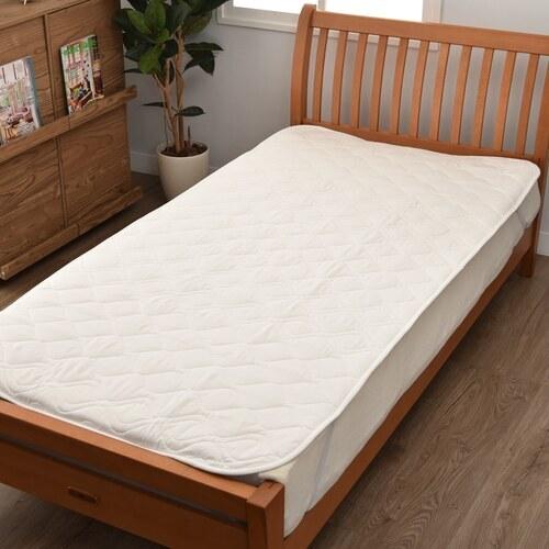 ダブル]西川洗えるベッドパッド ウール D AM23000092 側生地に抗菌・防