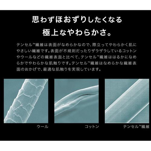 CREST 1400TM03 ベッドパッド！！テンセル繊維混生地使用 (除湿効果・消臭効果・抗菌効果わた)裏面すべり止め加工 セミダブルサイズ オフホワイト_4