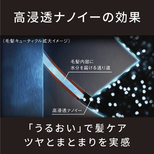 パナソニック EH-KN0J-A くるくるドライヤー ナノケア ディープ 